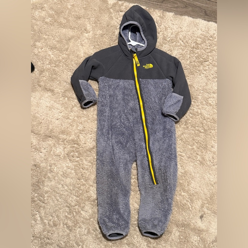 12-18mo north face fleece bunting